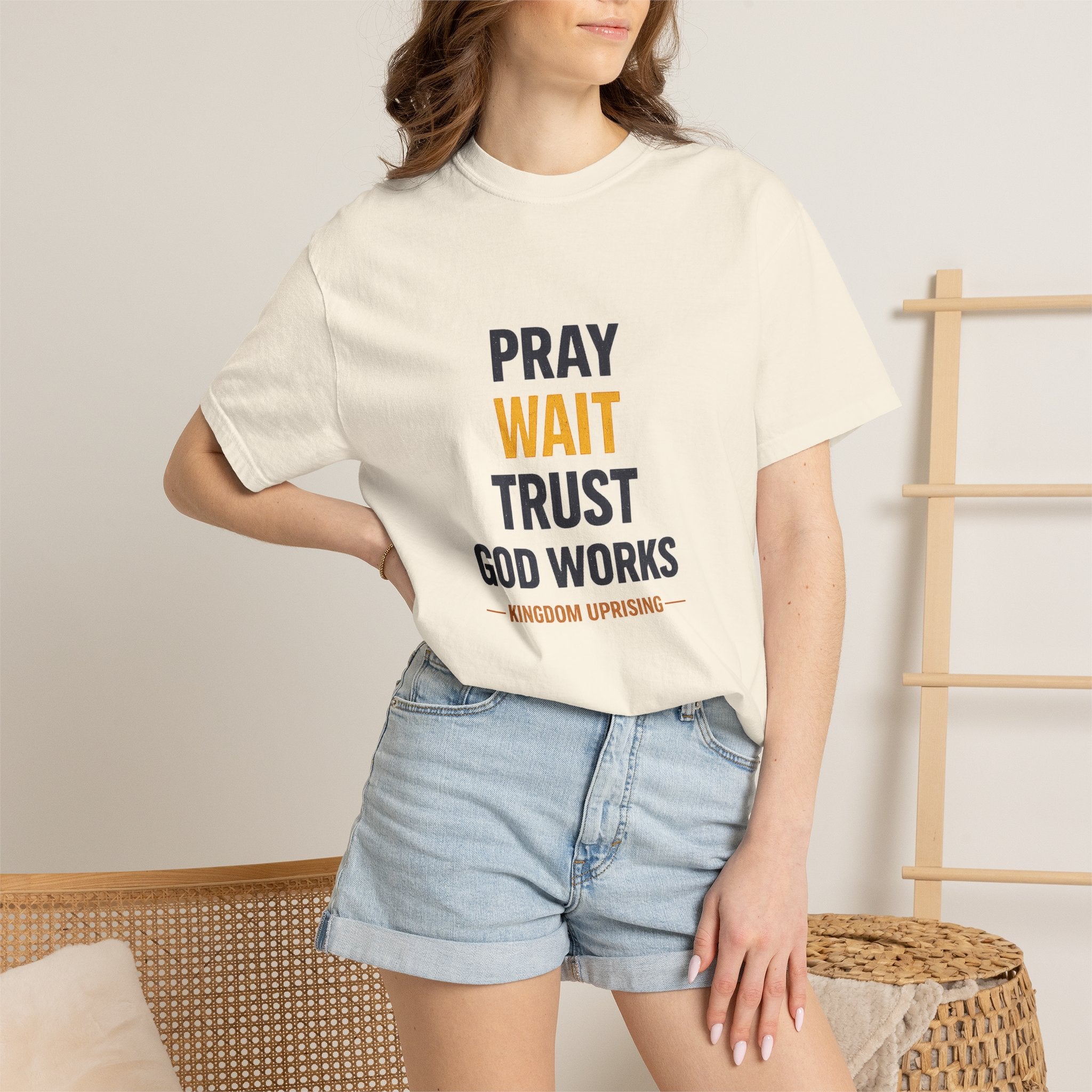 Pray Wait Trust God Works T-Shirt