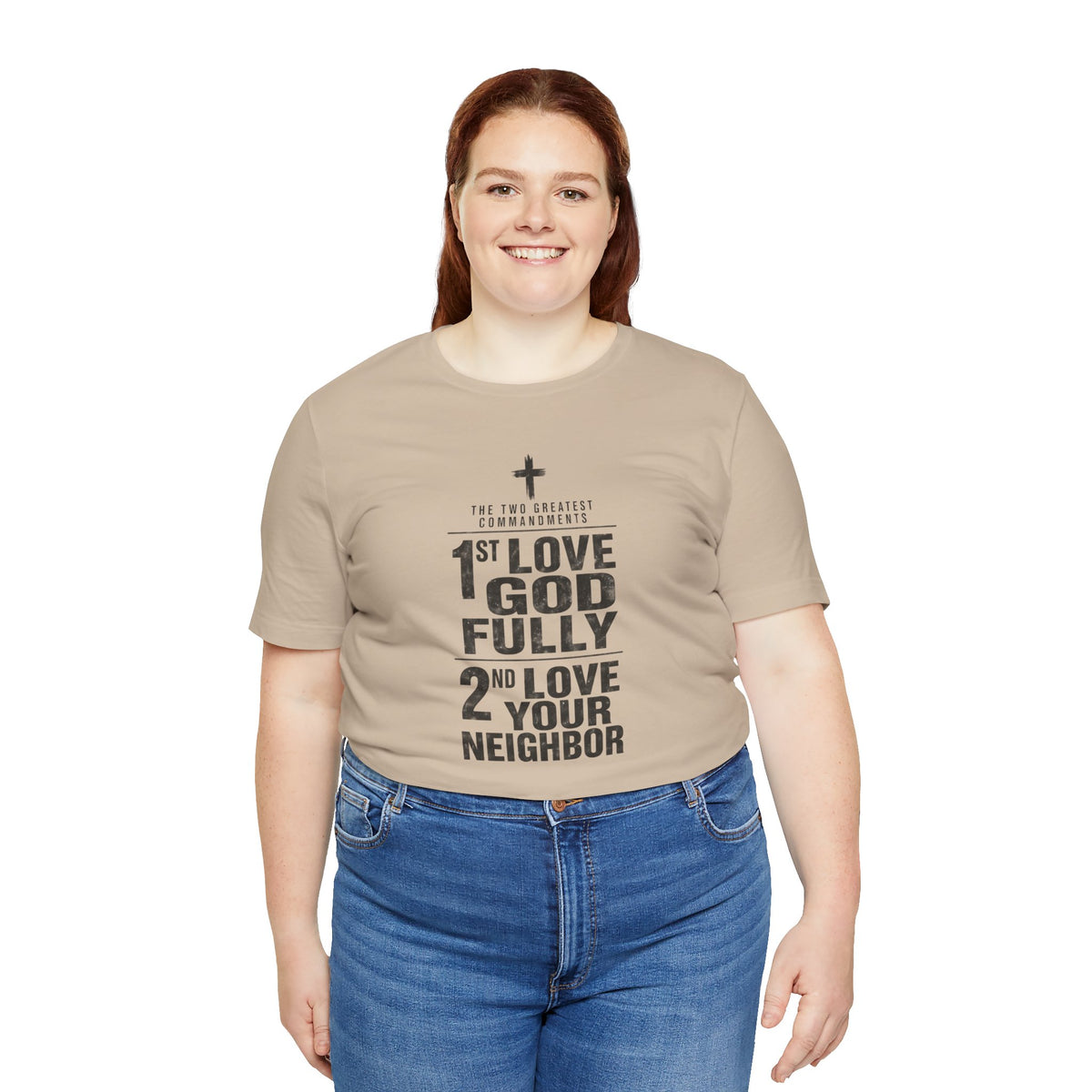 Love God Fully Love Your Neighbor T-Shirt | Christian Faith Scripture Tee