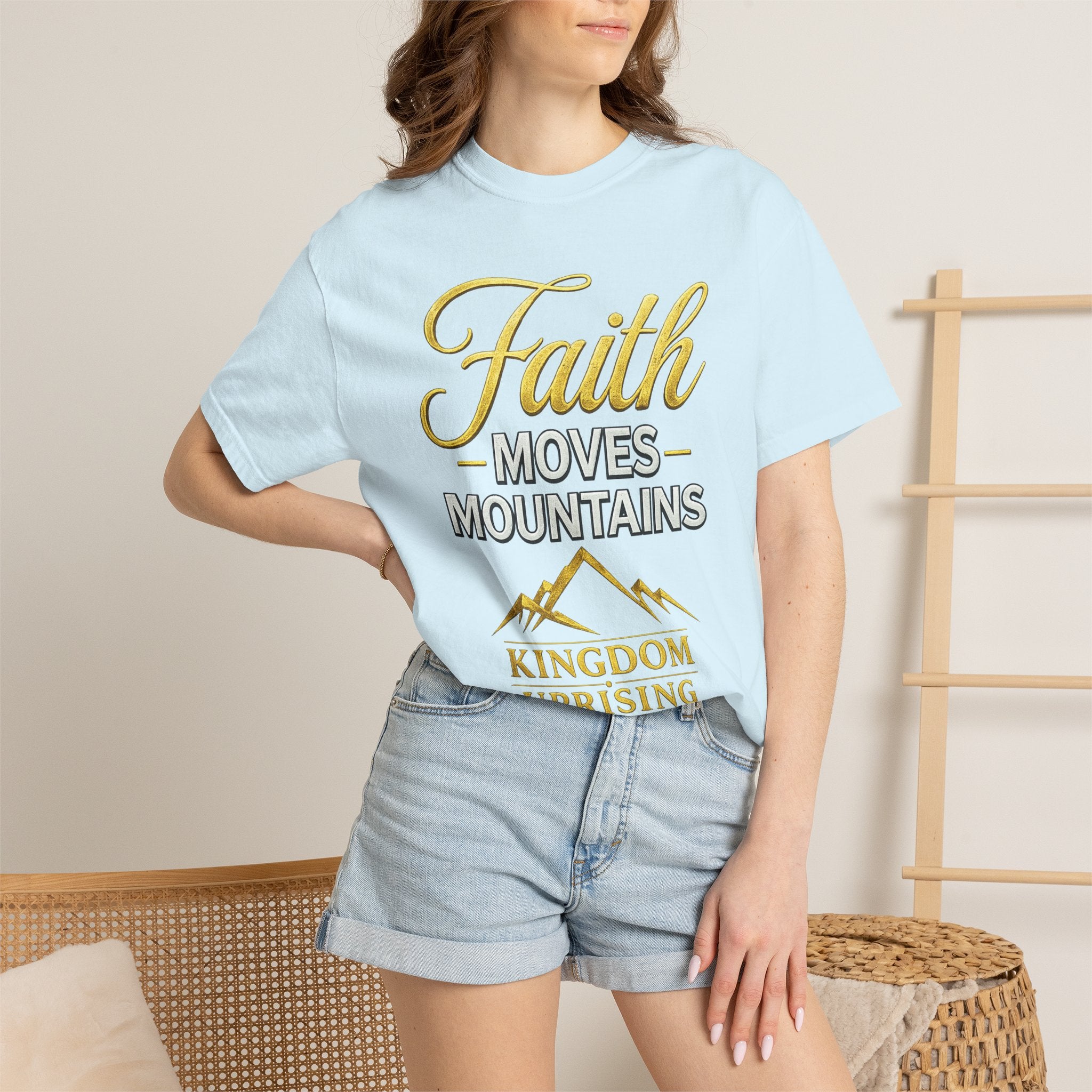 Faith Moves Mountains T-Shirt — Kingdom Uprising Christian Tee