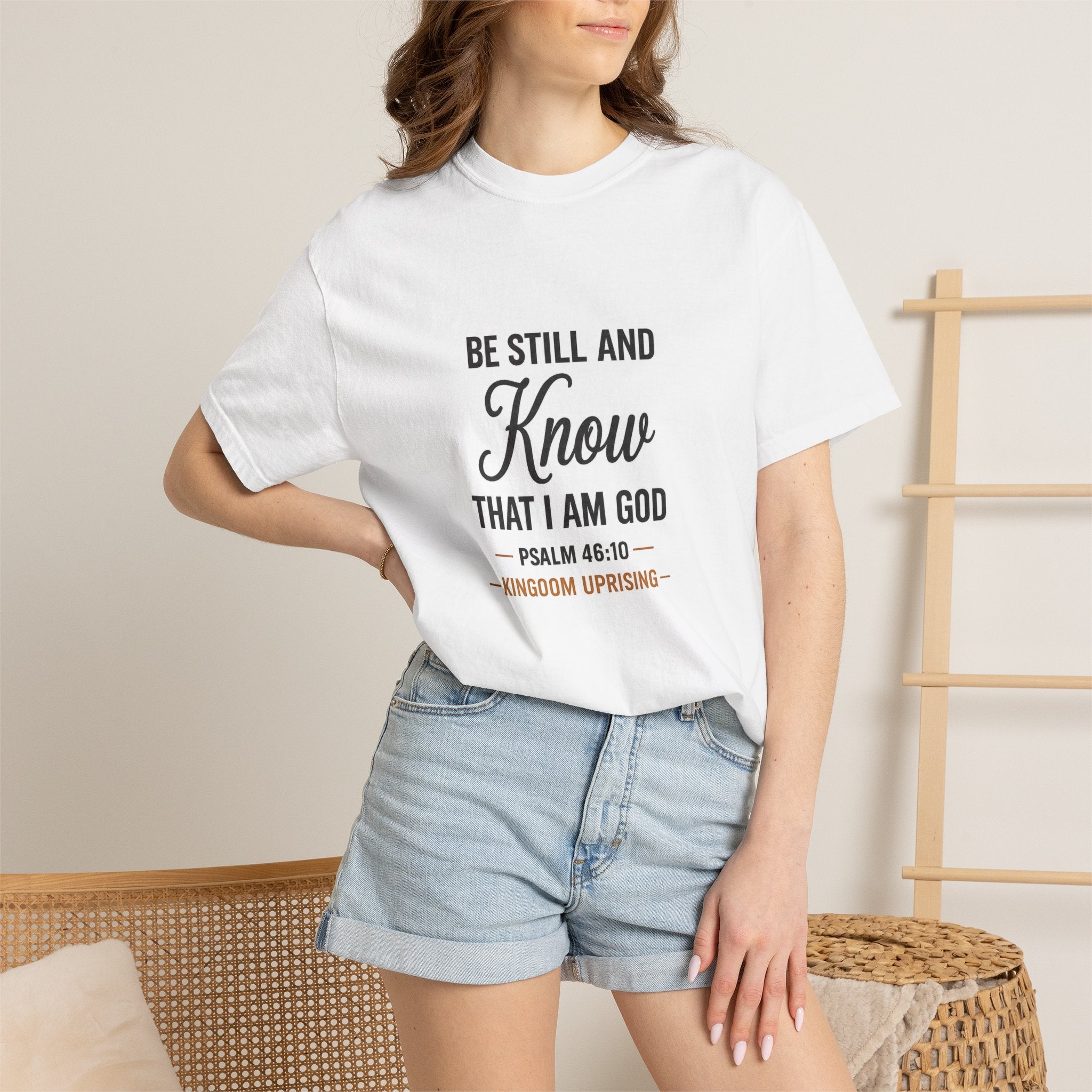 Be Still and Know Psalm 46:10 Christian T-Shirt
