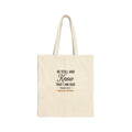 Canvas Tote Bag - "Be Still and Know" Psalm 46:10 Inspirational Christian Shopper