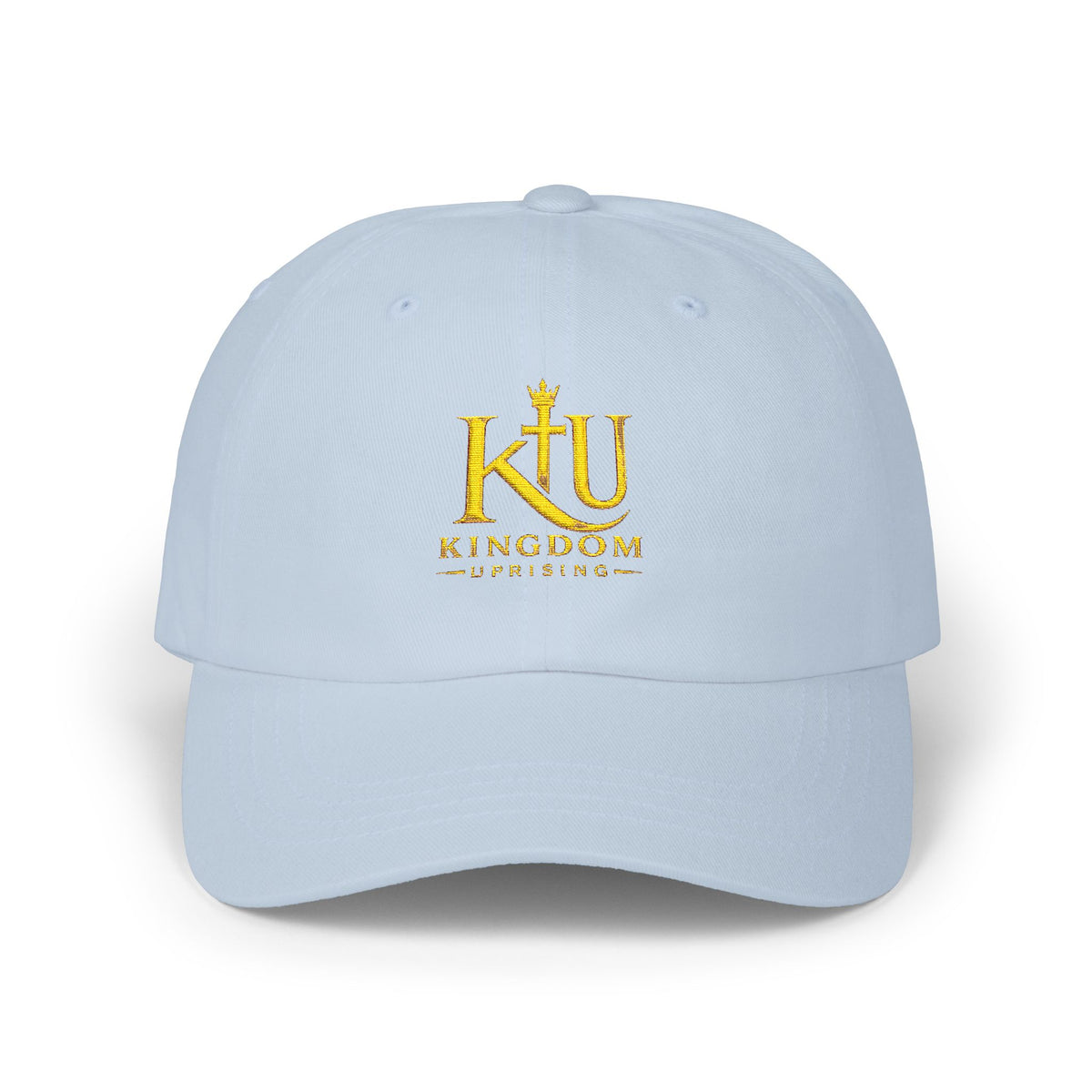 Dad Cap — Gold 'Kingdom' Embroidered Logo