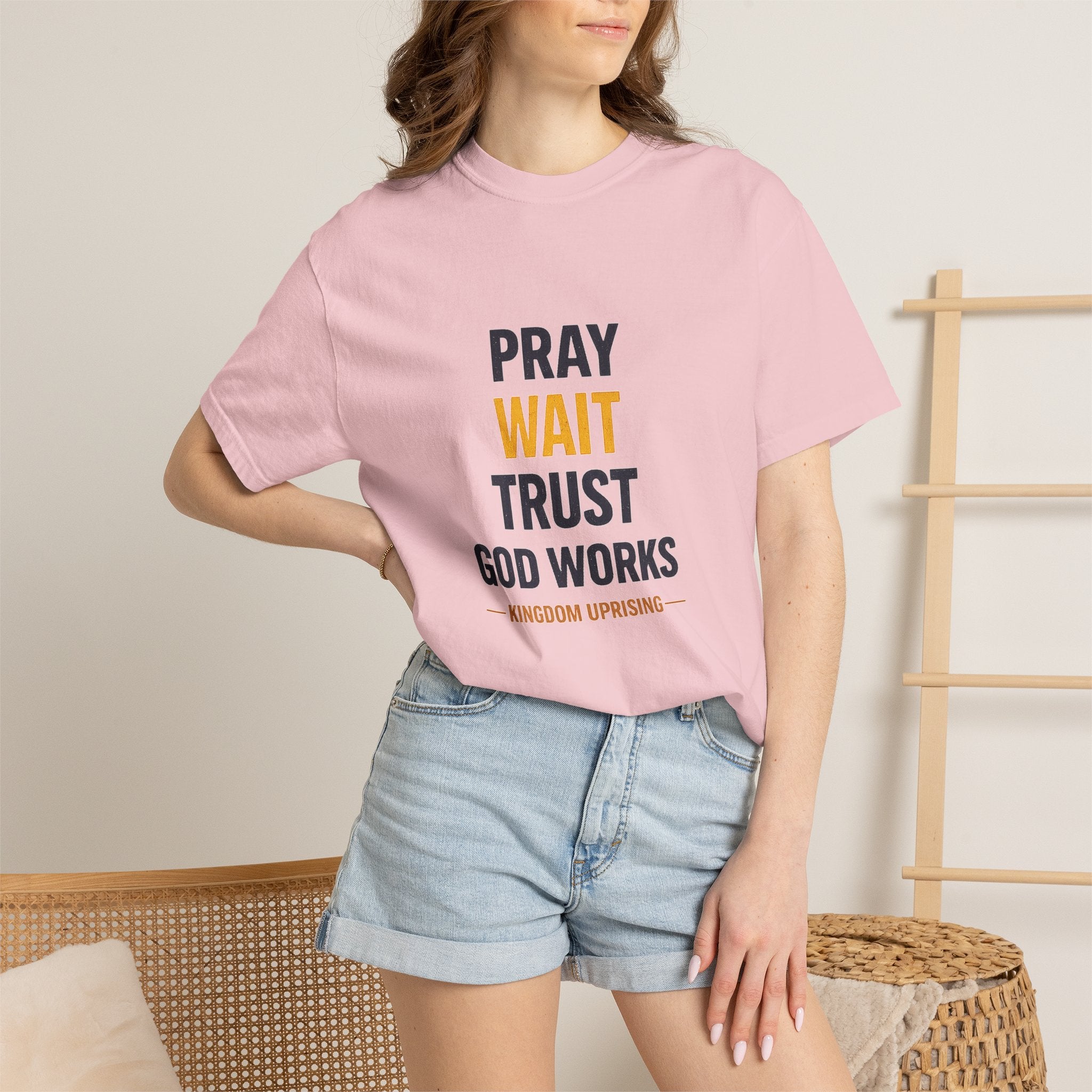 Pray Wait Trust God Works T-Shirt