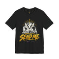 Here I Am, Send Me T-Shirt — Christian Faith Owl Graphic Tee