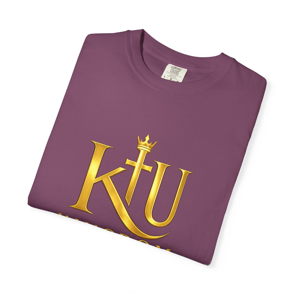 Kingdom Uprising T-Shirt — KU Gold Crest Christian Faith Tee