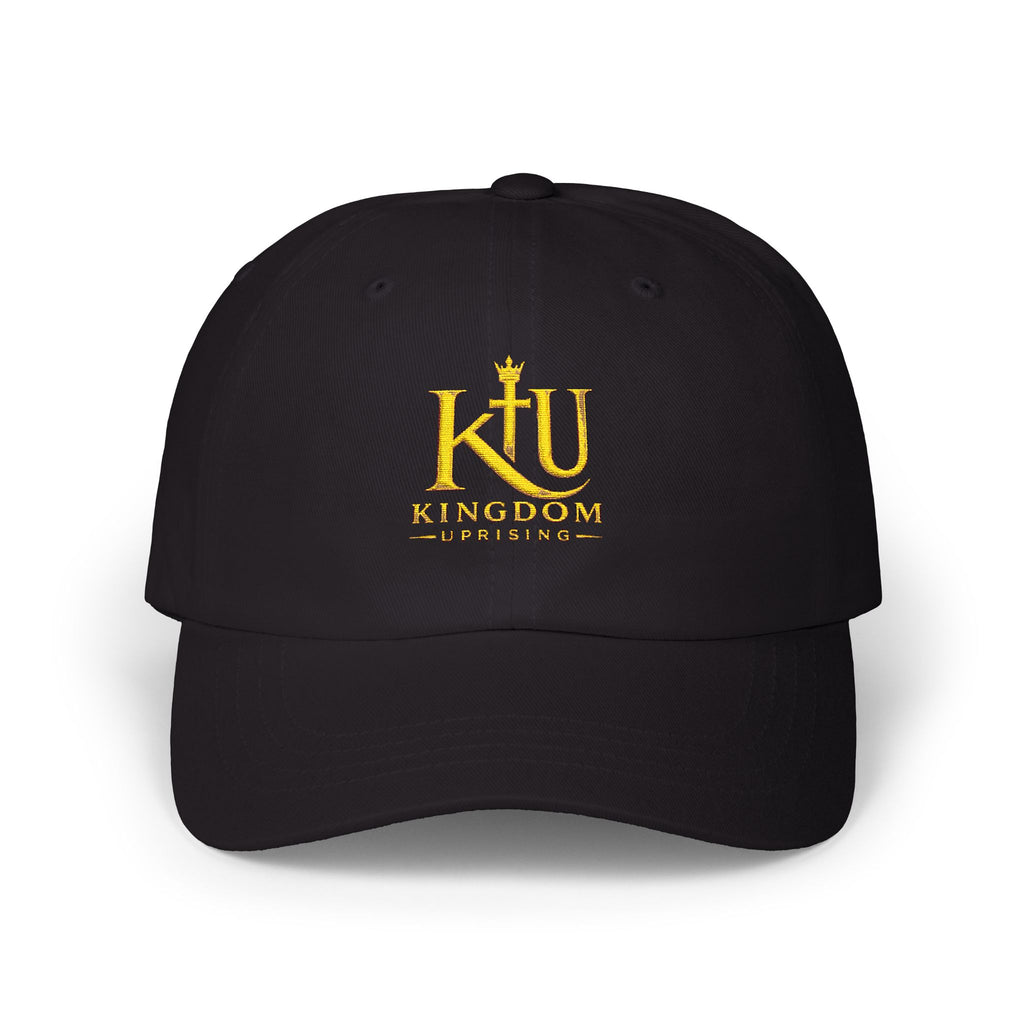 Dad Cap — Gold 'Kingdom' Embroidered Logo