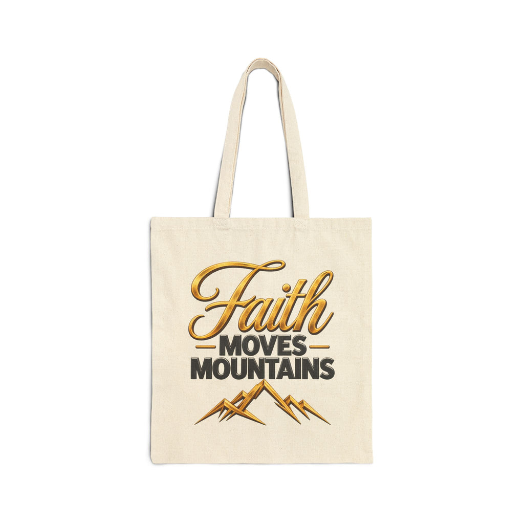 Faith Moves Mountains Tote Bag | Kingdom Uprising Christian Scripture