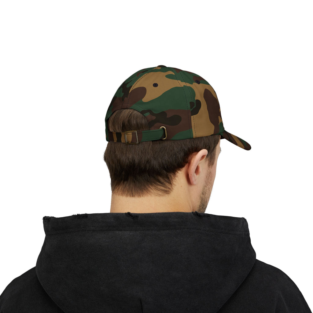 Dad Cap — Gold 'Kingdom' Embroidered Logo