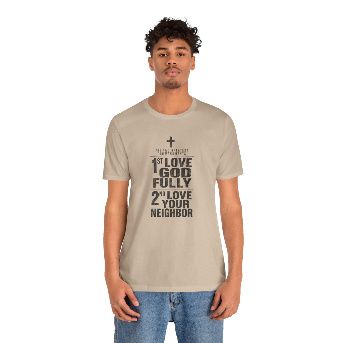 Love God Fully Love Your Neighbor T-Shirt | Christian Faith Scripture Tee