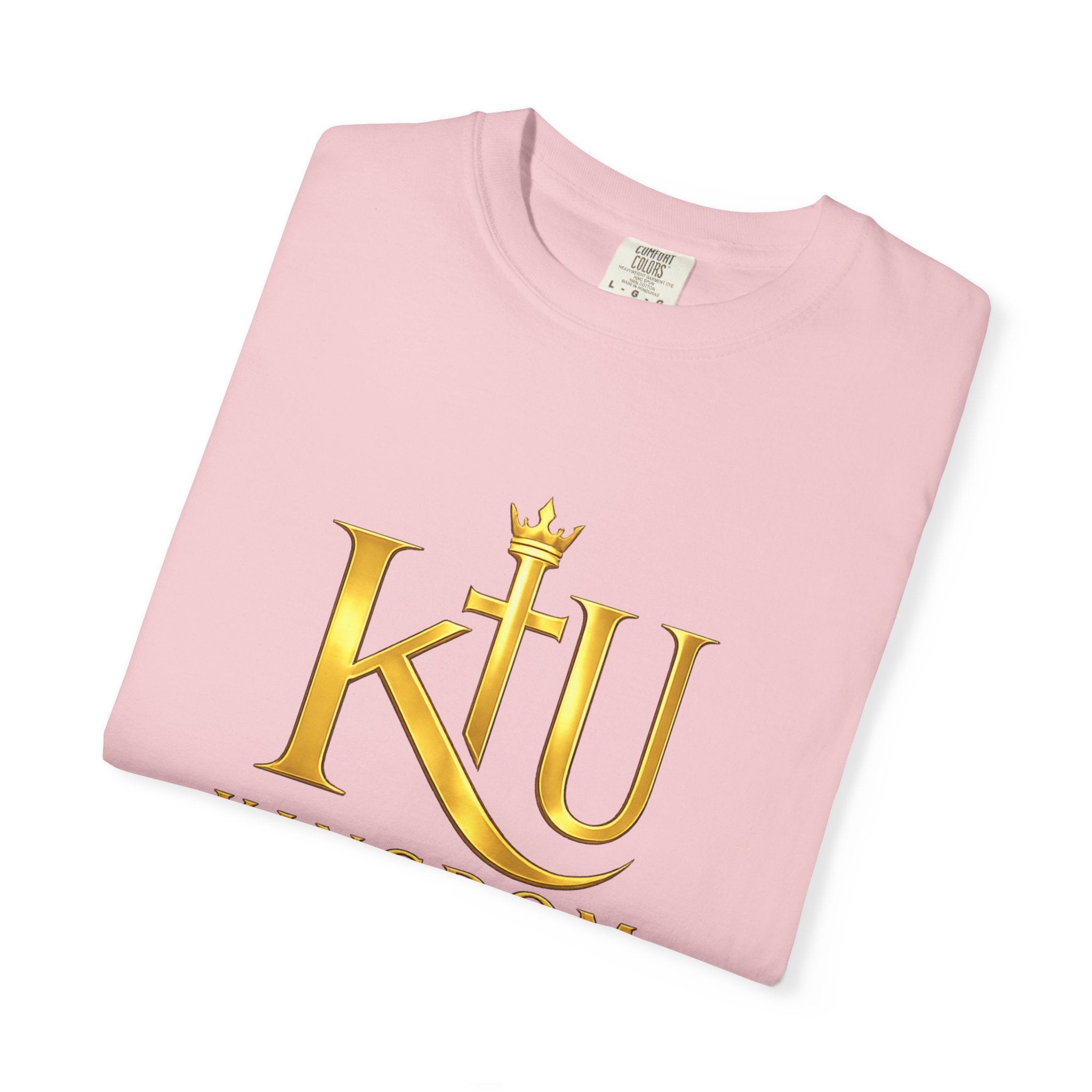 Kingdom Uprising T-Shirt — KU Gold Crest Christian Faith Tee