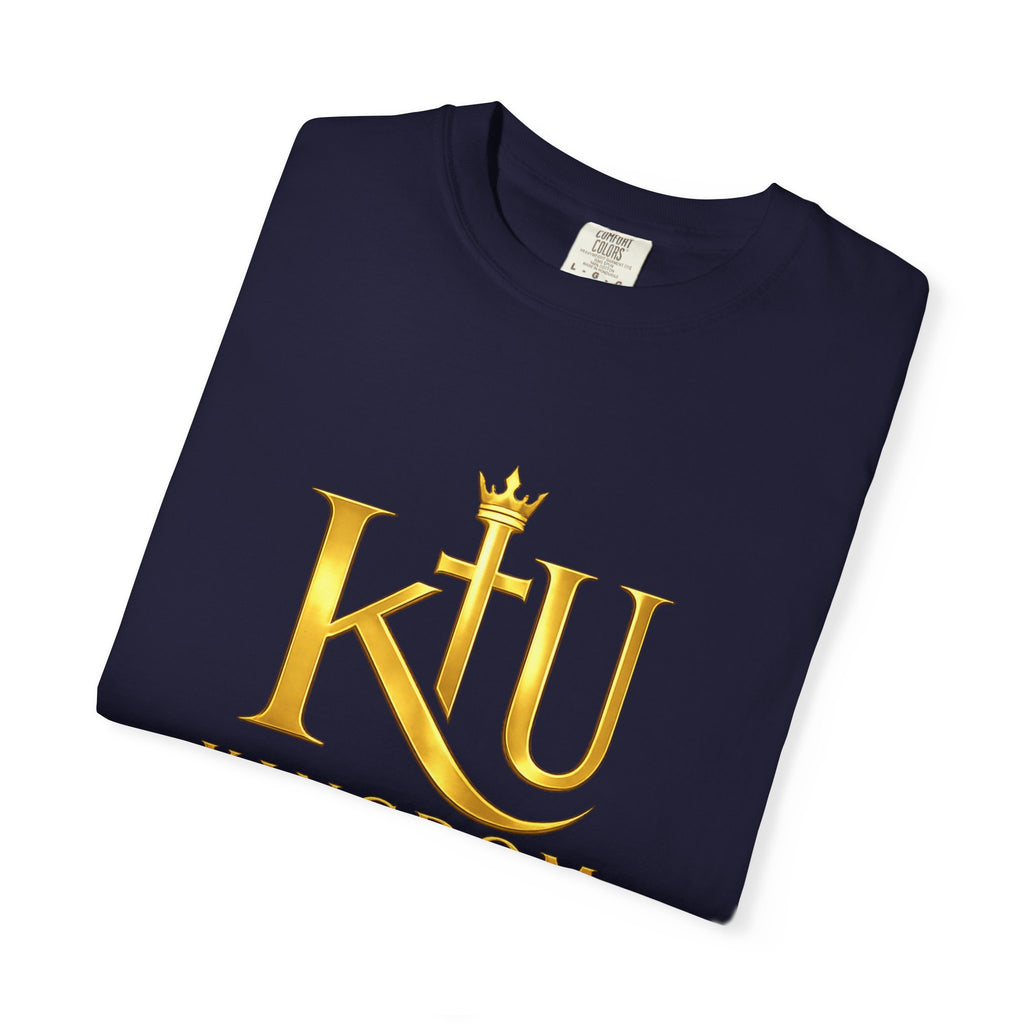 Kingdom Uprising T-Shirt — KU Gold Crest Christian Faith Tee