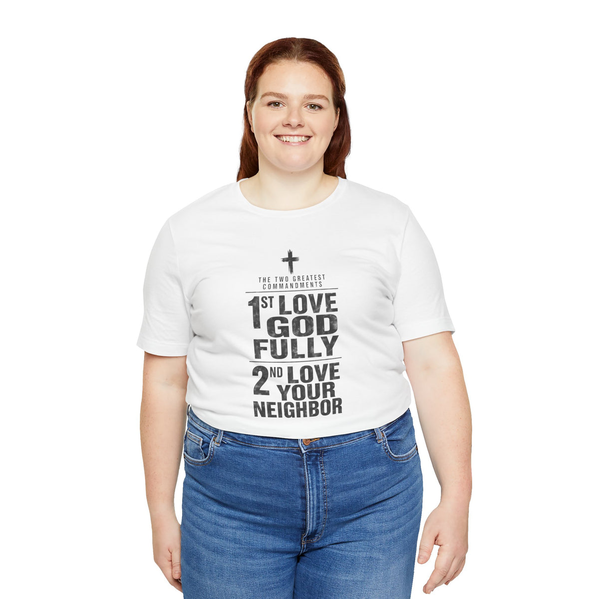 Love God Fully Love Your Neighbor T-Shirt | Christian Faith Scripture Tee