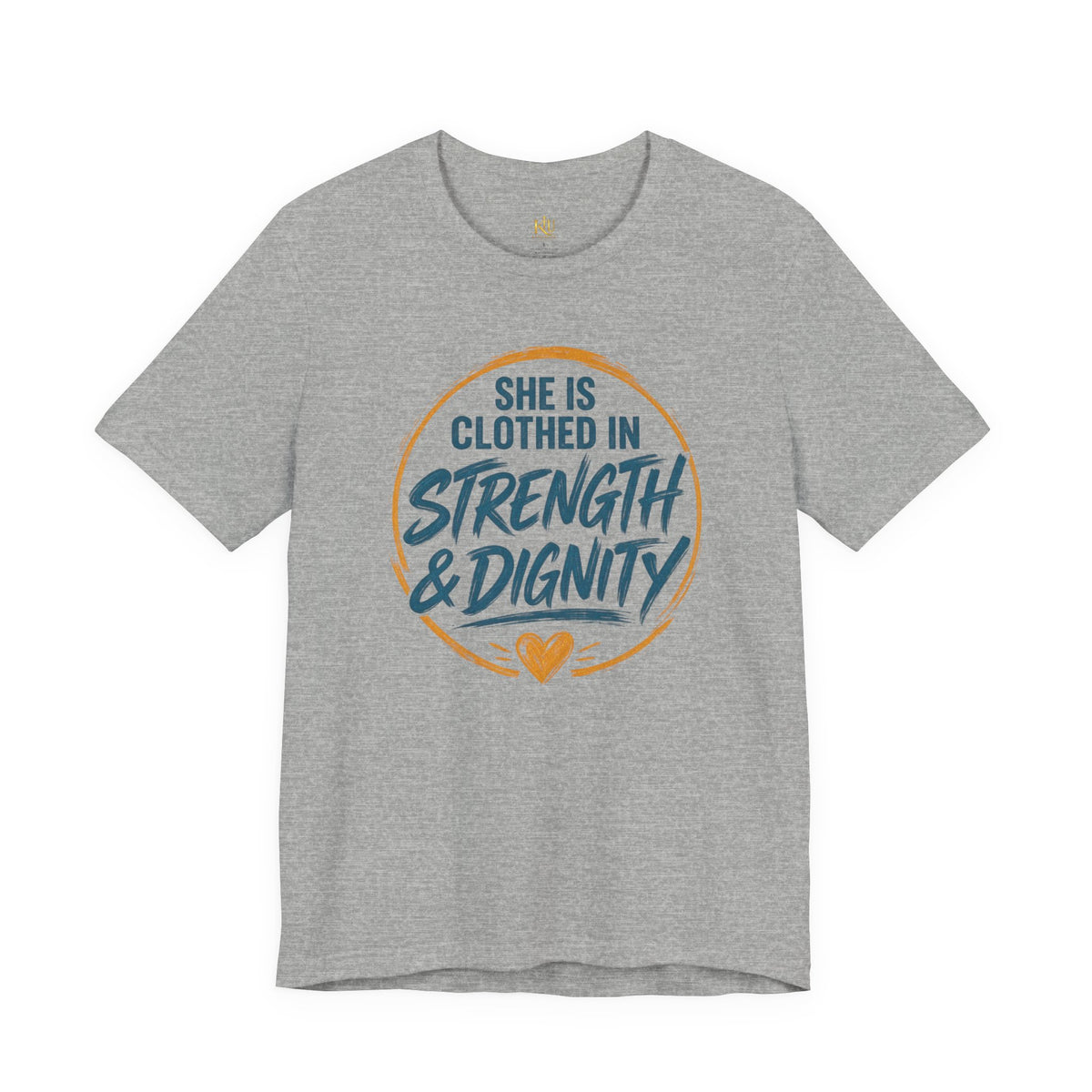 She Is Clothed in Strength & Dignity T-Shirt | Inspirational Christian Tee