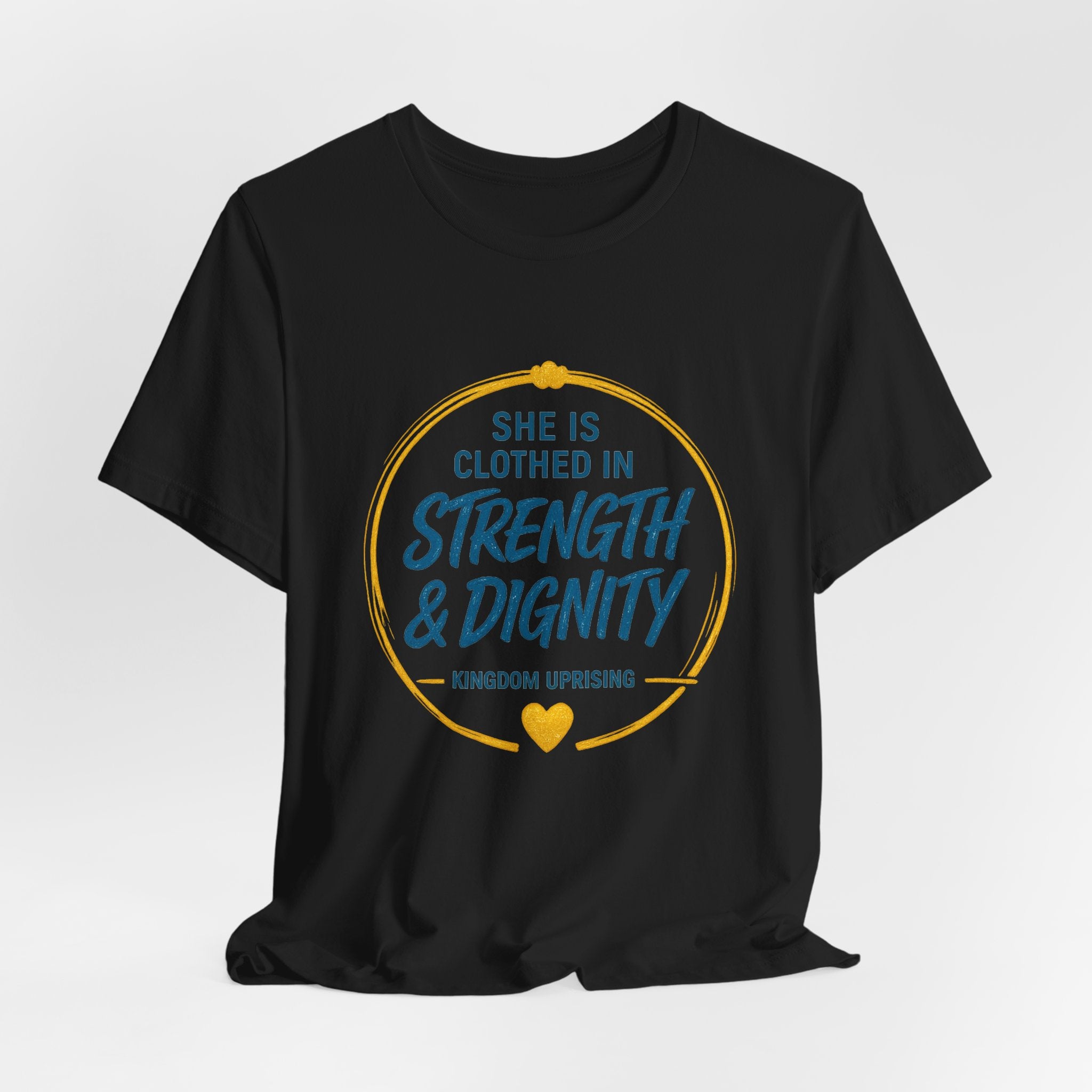 Strength & Dignity Tee — Christian Inspirational Women's Faith Shirt