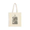 Love God Fully, Love Your Neighbor Canvas Tote | Christian Scripture Tote