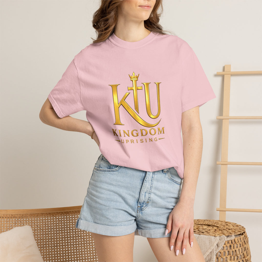 Kingdom Uprising T-Shirt — KU Gold Crest Christian Faith Tee