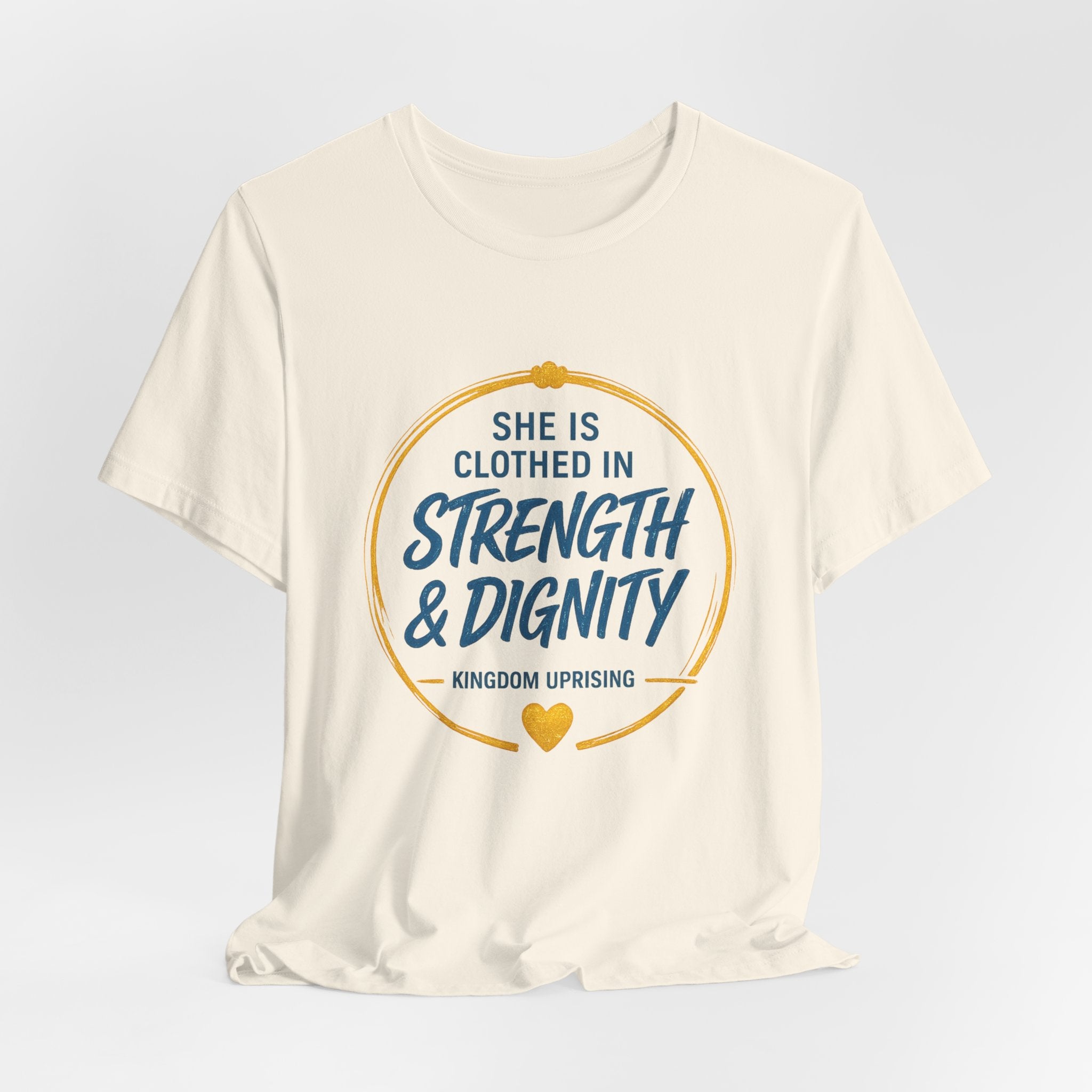 Strength & Dignity Tee — Christian Inspirational Women's Faith Shirt