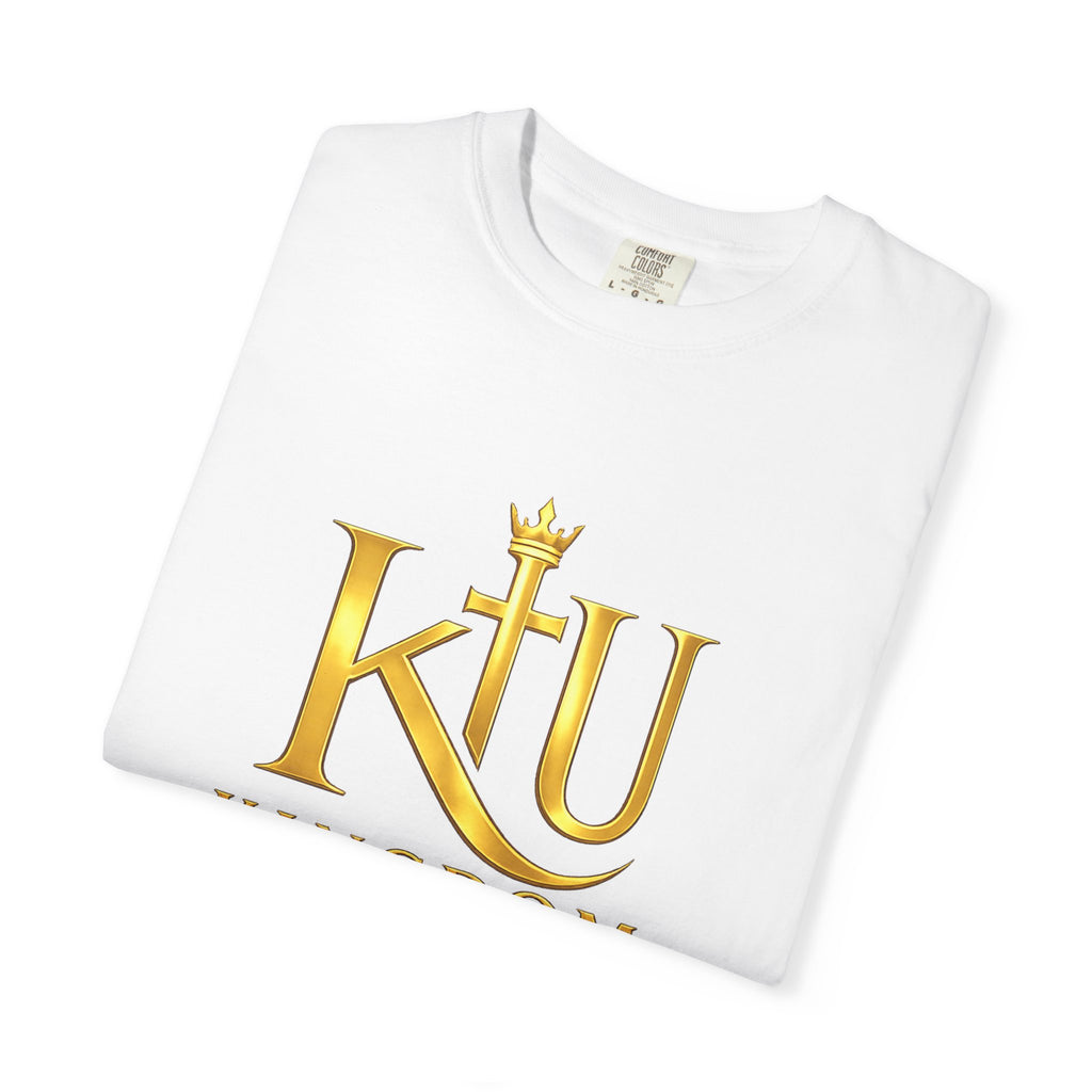Kingdom Uprising T-Shirt — KU Gold Crest Christian Faith Tee