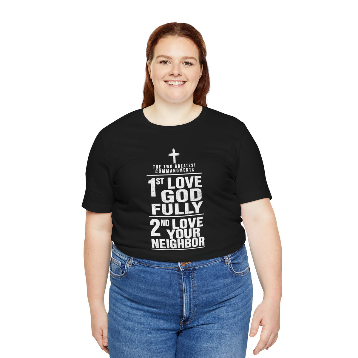 Love God Fully Love Your Neighbor T-Shirt | Christian Faith Scripture Tee