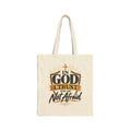 In God I Trust Cotton Tote — Christian Faith Inspirational Canvas Bag